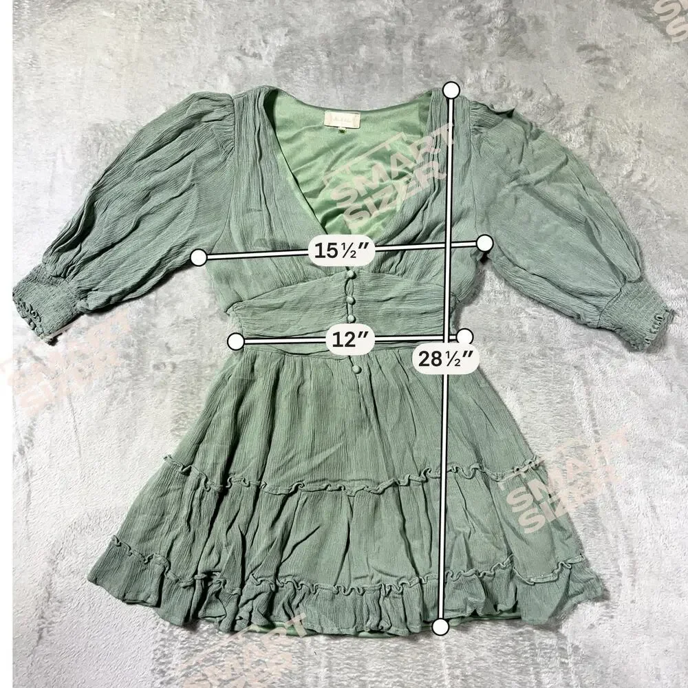 Altar'd State Sage Dress Women Small Cottage Coastal Cowgirl Rodeo Beachy Vibes - Picture 4 of 8